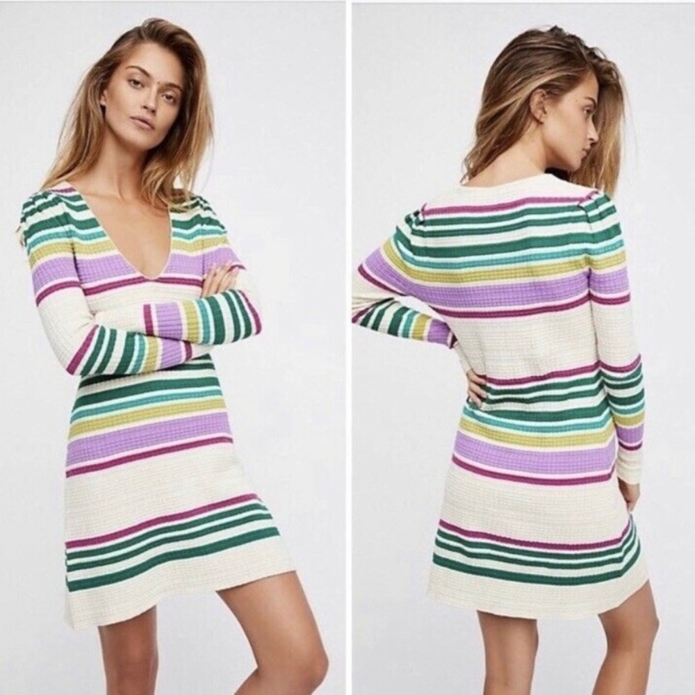 FREE PEOPLE GIDGET KNIT SWEATER DRESS